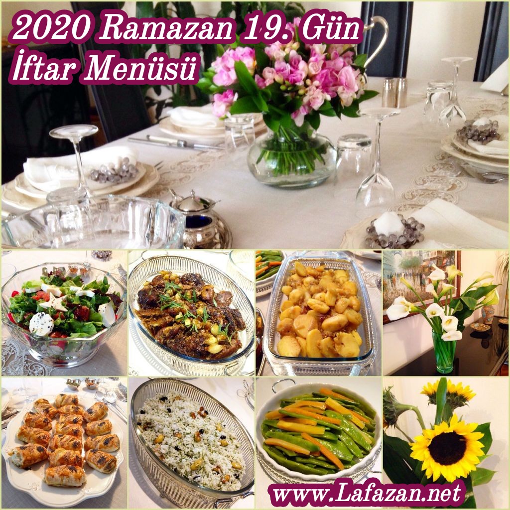 2020 Ramazan 19. Gün Iftar Menüsü