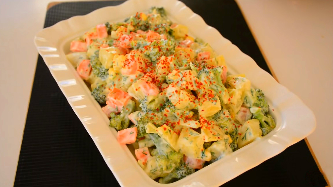 Patatesli Brokoli Salatası – Patatesli Brokoli Salatası Tarifi Yapılışı