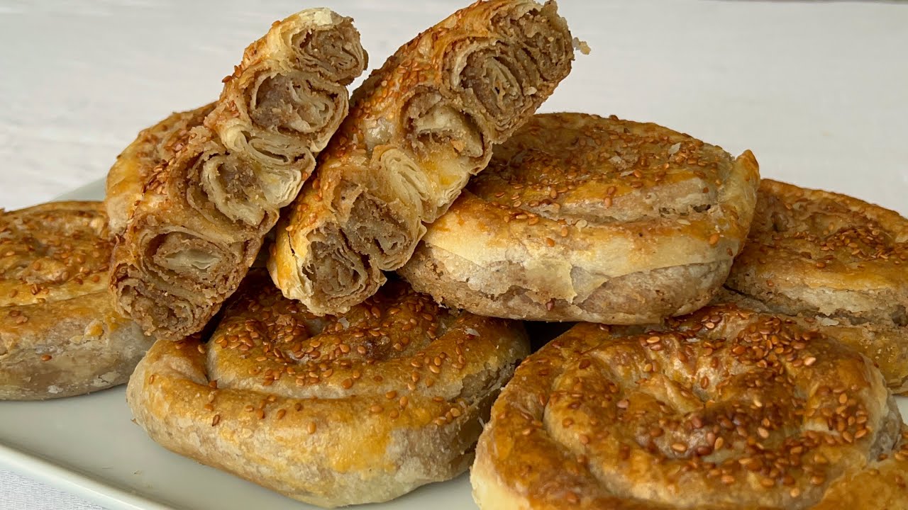 Hazır Yufkadan Tahinli Çörek